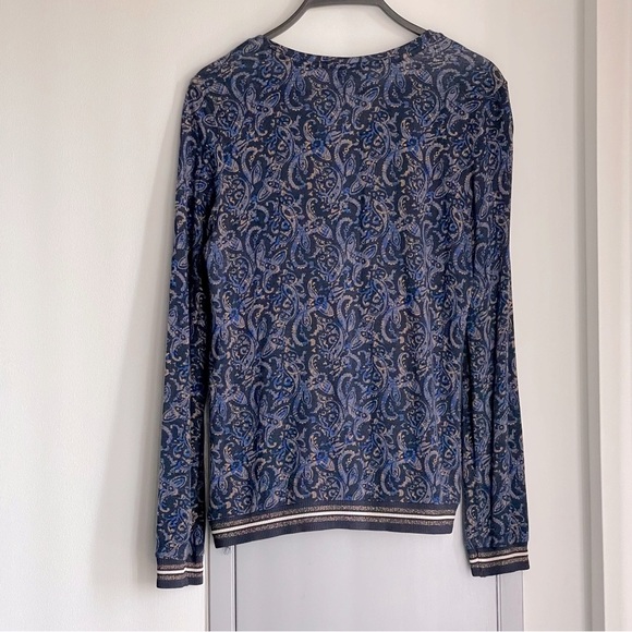 SANDWICH Paisley Long Sleeve Top - Picture 3 of 7